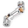TRZX RC Metallantriebswelle 40-260mm Upgrade-Teil für 1:14 Tamiya Sattelzugmaschine RC Crawler Auto (40-45 mm)