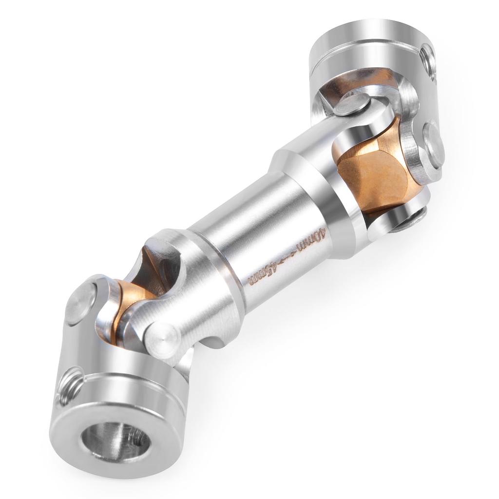 TRZX RC Metallantriebswelle 40-260mm Upgrade-Teil für 1:14 Tamiya Sattelzugmaschine RC Crawler Auto (40-45 mm)