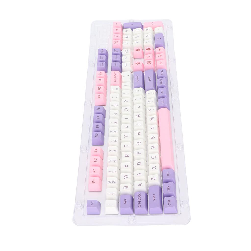 Keyboard Keycaps 108 Keys PBT Material OEM Height Ghosts Theme Computer Accessories