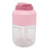 Portable Blender 1L Dual Lid Efficient Use Convenient Strap Rechargeable Cordless Blender for Outdoor Travel Gym Party