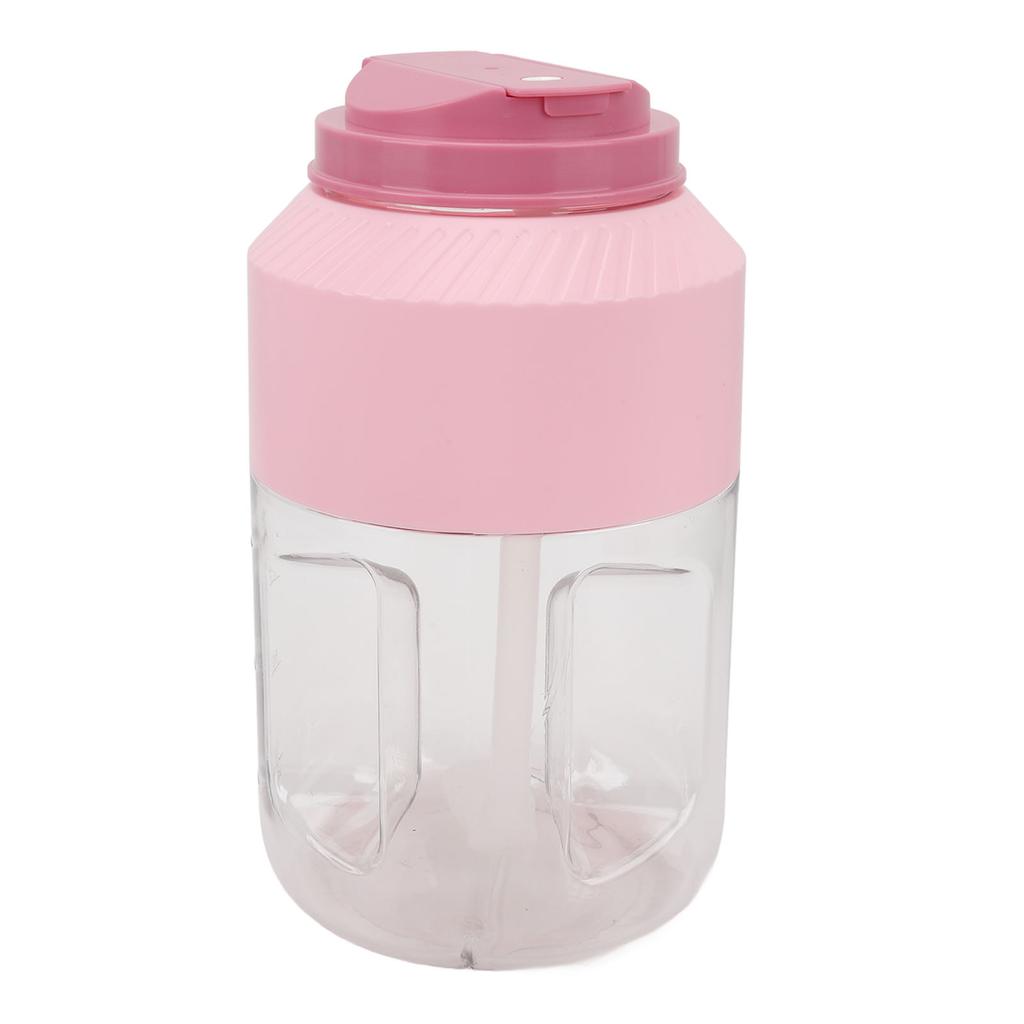 Portable Blender 1L Dual Lid Efficient Use Convenient Strap Rechargeable Cordless Blender for Outdoor Travel Gym Party