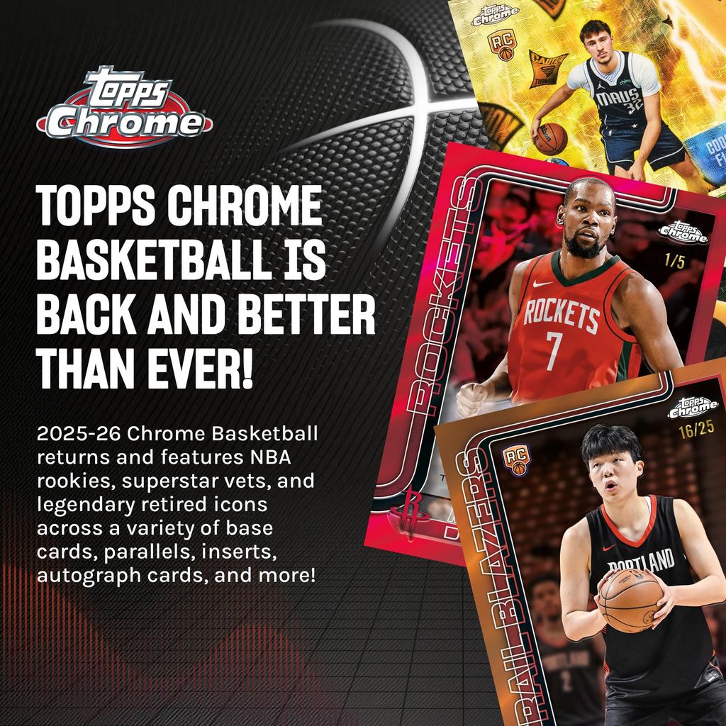 Topps Chrome Basketball Factory Sealed Value Box 2025-26 - -