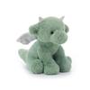 Apricot Lamb Grass Green Dragon Plush Toy for Kids, Soft and Cute Fluffy Grass Green Dragon for Girls and Boys, 20cm