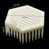 2-Layer Hexagonal Pin-Type Bee Queen Cages Multifunctional Bee Prison Control Buckles Plastic Bee Protective Cover Clips 1/5Pcs