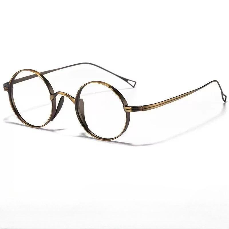 Metal Round Frame Reading Glasses for Men New Style Ultralight Plus Diopter Eyewear Women Fashion Hyperopia 0+1.0+4.0