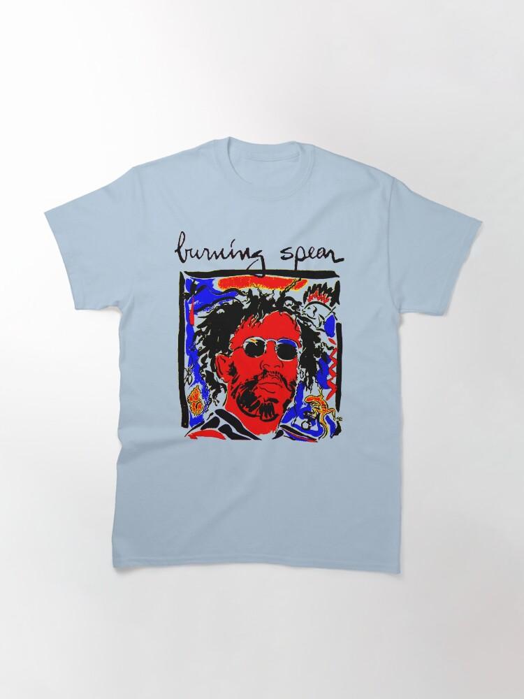 Burning Spear Hand Draw Face Roots Reggae Classic T-Shirt