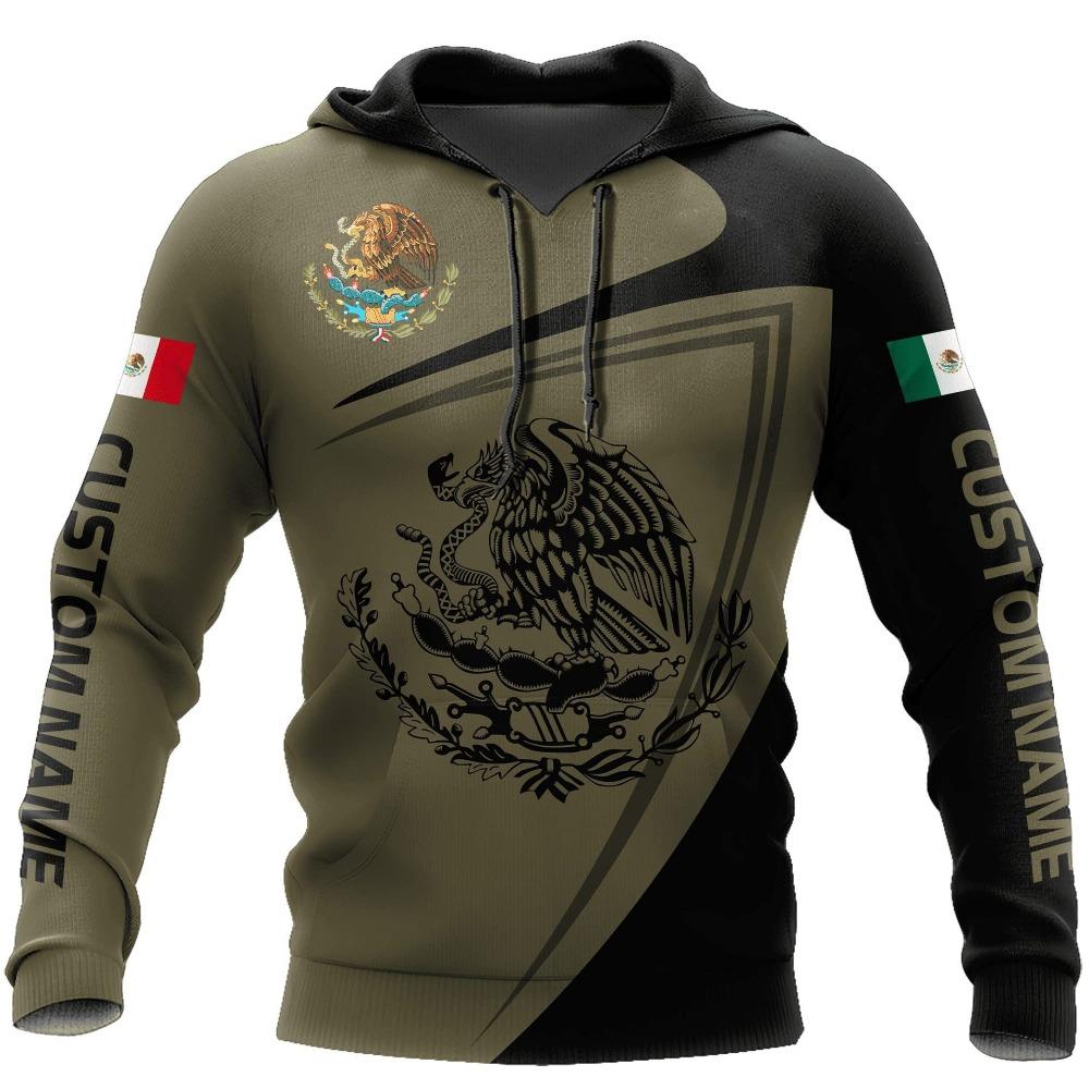 Sweat à capuche mexicain très populaire pour homme Sweat à capuche imprimé 3D Sweat à capuche décontracté pour le commerce extérieur