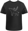 Flying Pig' Men's Women's Cotton Men T Shirts