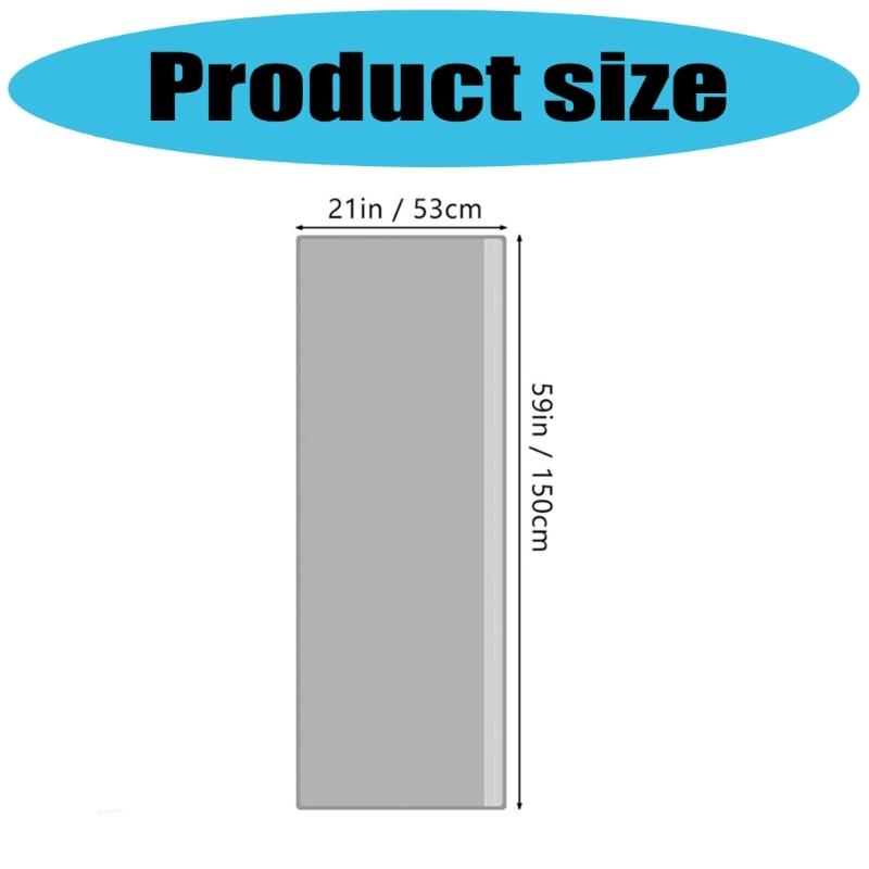 Air Conditioner Hose Sleeve 3 Layer Insulation Reusable Design Easy Installation Hose Insulation for 5in 5.9in Diameter