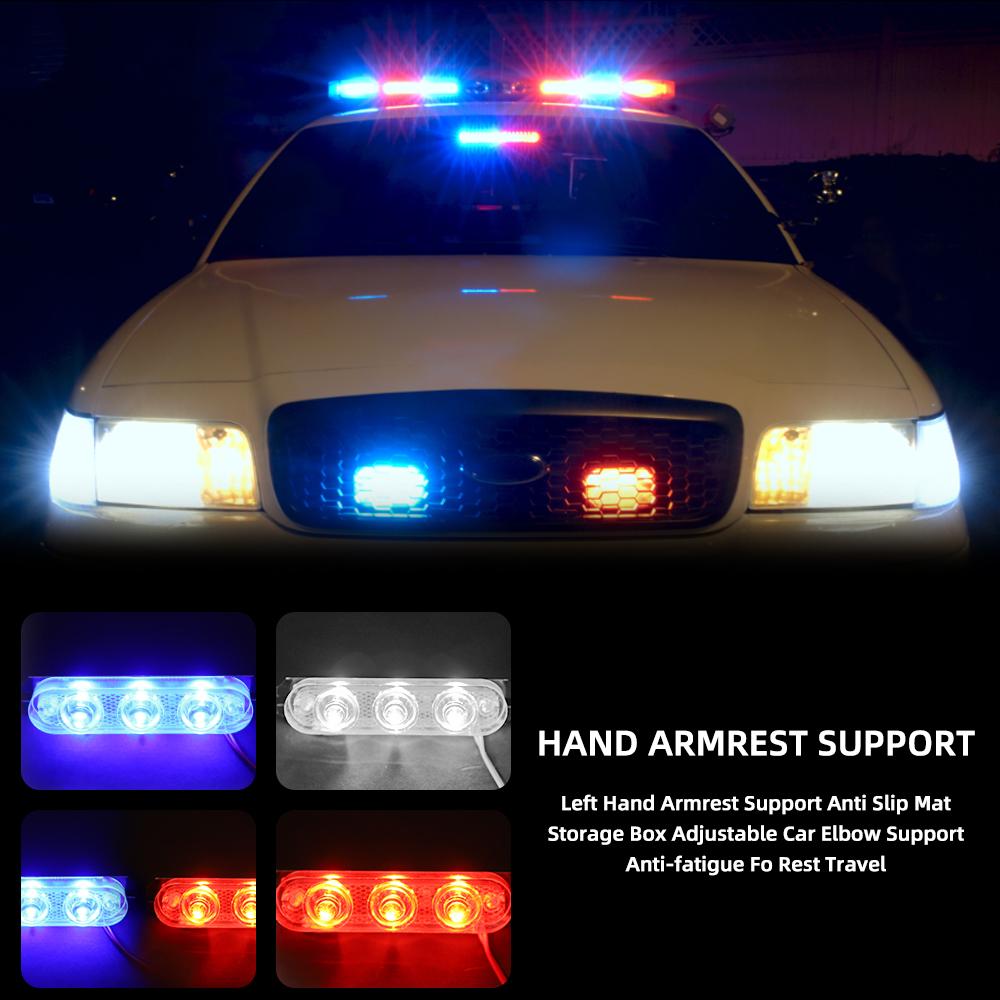 Car Parking Signal Light Police Lights Emergency Warning Light Strobe Lights Flasher LED Auto Flash Stroboscopes Strobe Light