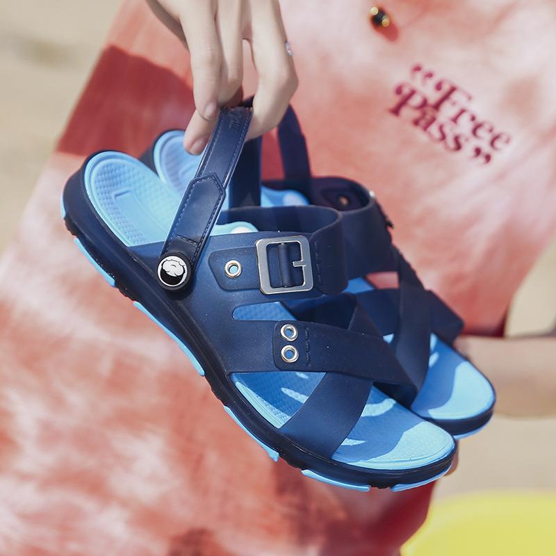 

Men s Summer Sandals Male Dual Use Casual Sandals Outdoor Holiday Seaside Beach Couple Slippers Father Youth Boy Sandals Sz34-45 34