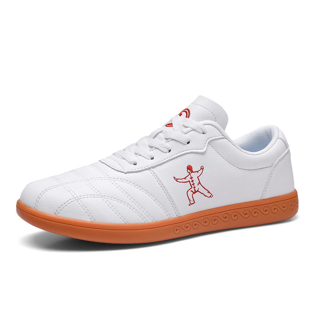New Tai Chi Shoes Autumn and Winter Soft Sole Full Leather Wushu Shoes Breathable Tai Chi Shoes Baduanjin Practice Shoes