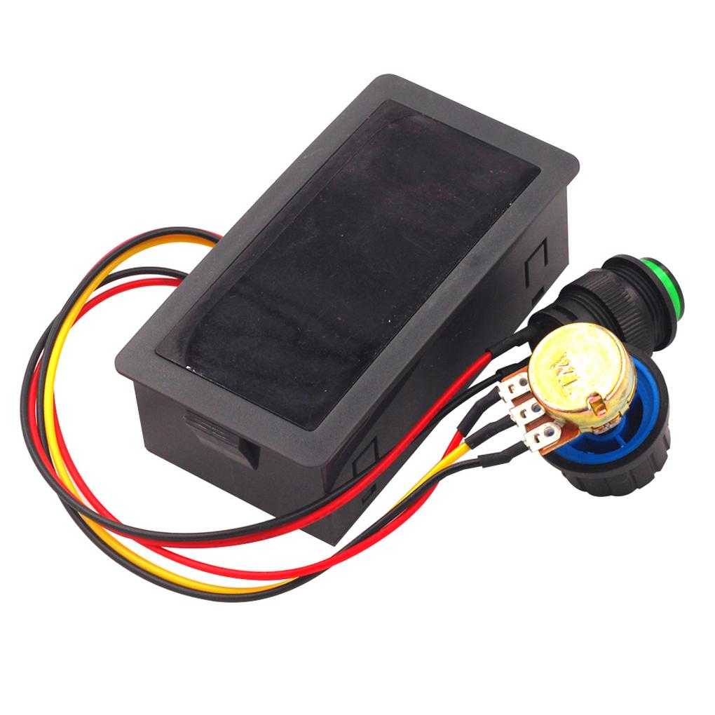 Speed Controller DC6V-30V Iron LED Screen 180W Pocket-size Adjustable Voltage Regulator Governing Switch Motor Governor