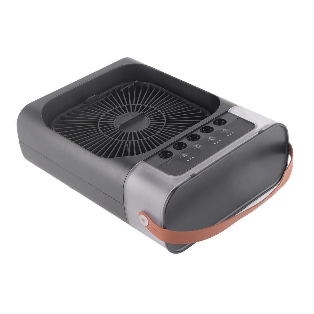 Personal Evaporative Air Cooler with 600ml Water Tank USB 7 Color Light 3 Speeds Air Cooler