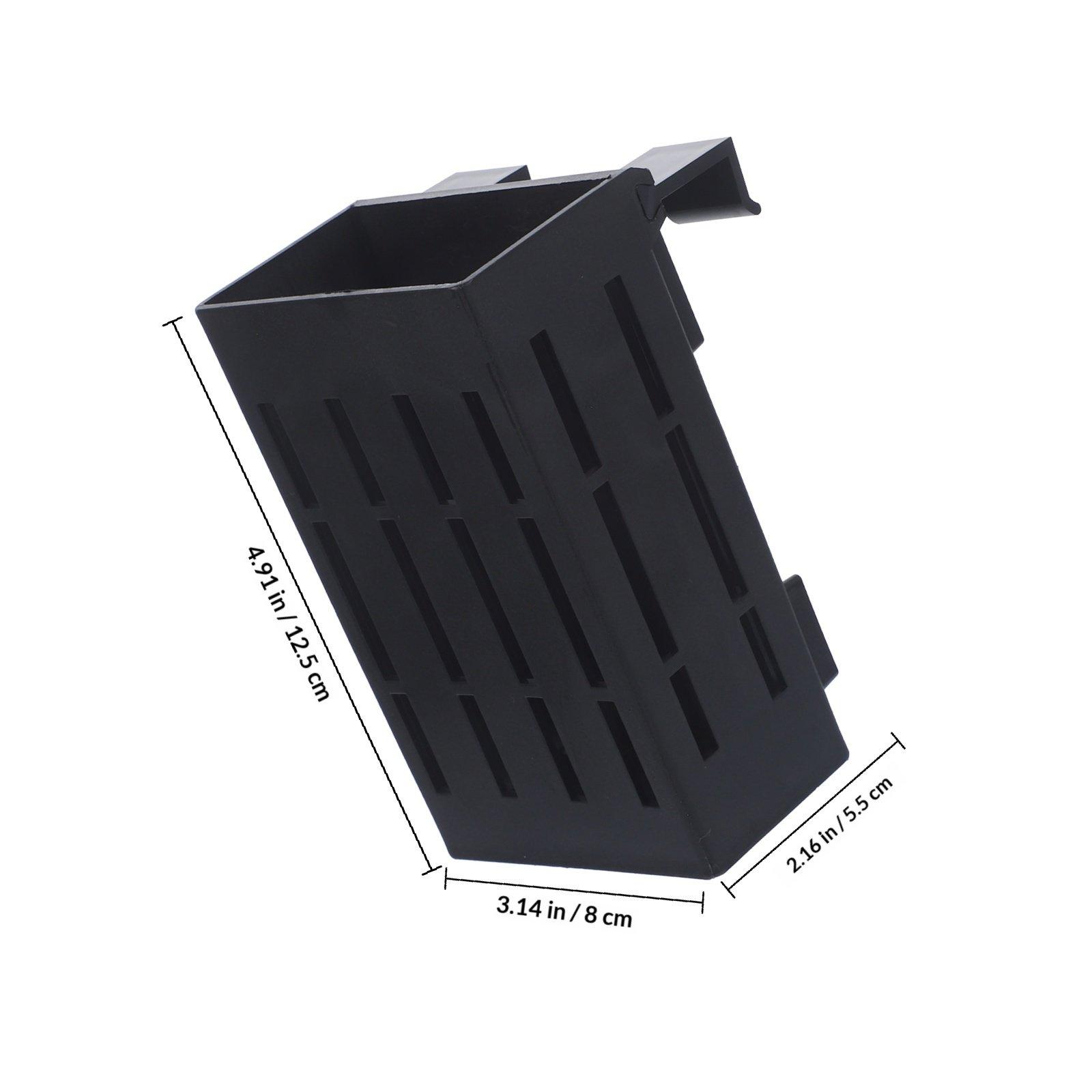 

3Pcs Aquarium Plant Holder Plastic Planting Basket Hollow Design Fish Tank Aquatic Plant Pots Root Pot Landscape Decoration чёрный