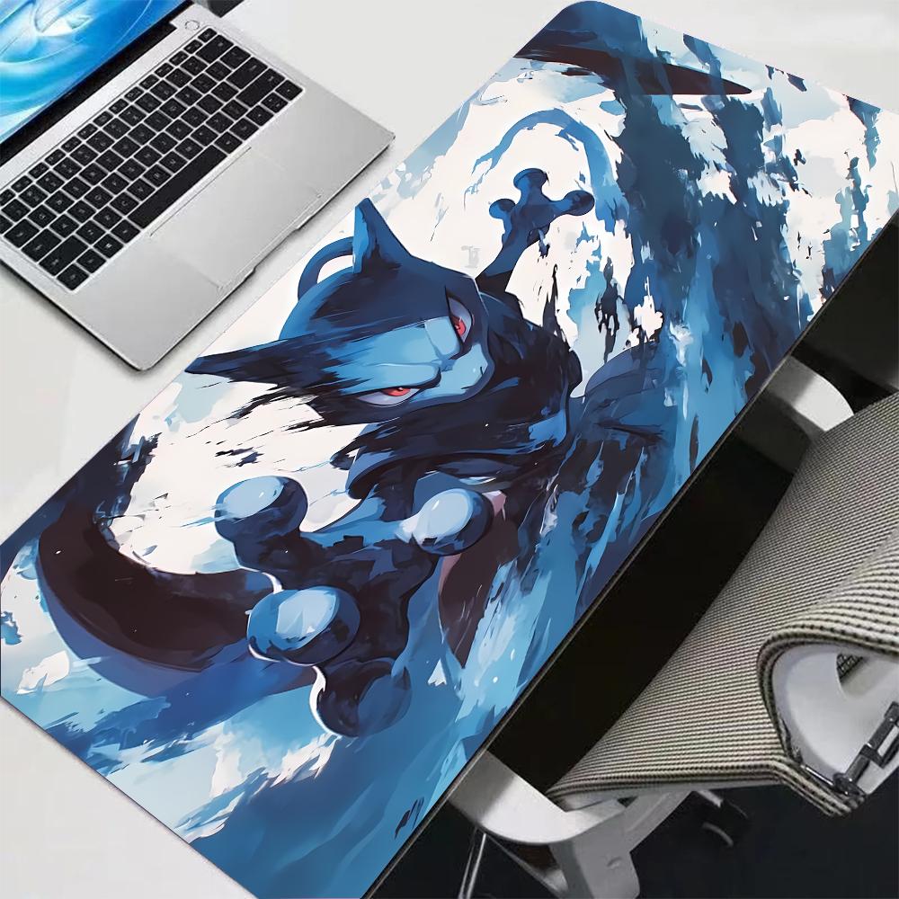 Mauspad Gaming P-Pokemons Großes Tastaturpad Spielzubehör MousePad Gamer Spieler Tischmatte Anime PC Teppich Mousepad XXL