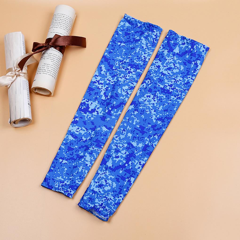 Arm Sleeves UV Protection Comfortable Breathable 1 Pair Non-skid Cooling Long Sleeves Anti-Slip Practical Accessories Good Gifts
