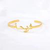Personalized Name Bracelet for Women Men Custom Jewelry Stainless Steel Customized Bangle Gold Color Arabic Name Birthday Gifts