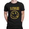 Blockchain Bitcoin Satoshi Yellow Funny Tshirt Graphic Men Tops Vintage Fashion Summer Polyester Short Sleeve Harajuku T Shirt