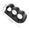 52mm Carbon Fiber Dash Board Triple Gauge Pod Holder Replacement for Mitsubishi Lancer EVO 7th 8th 9th RHD 2001‑2007