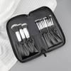 New Products Are Hot, Convenient PU Zipper Makeup Brush Bag Can Hold 10-15 Makeup Brushes, Empty Bag Beauty Tools Are Now Available.