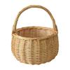 Eco Friendly Natural Wicker Basket Lightweight And Breathable Perfect For Picnic Outings And Home Storage Of Produce