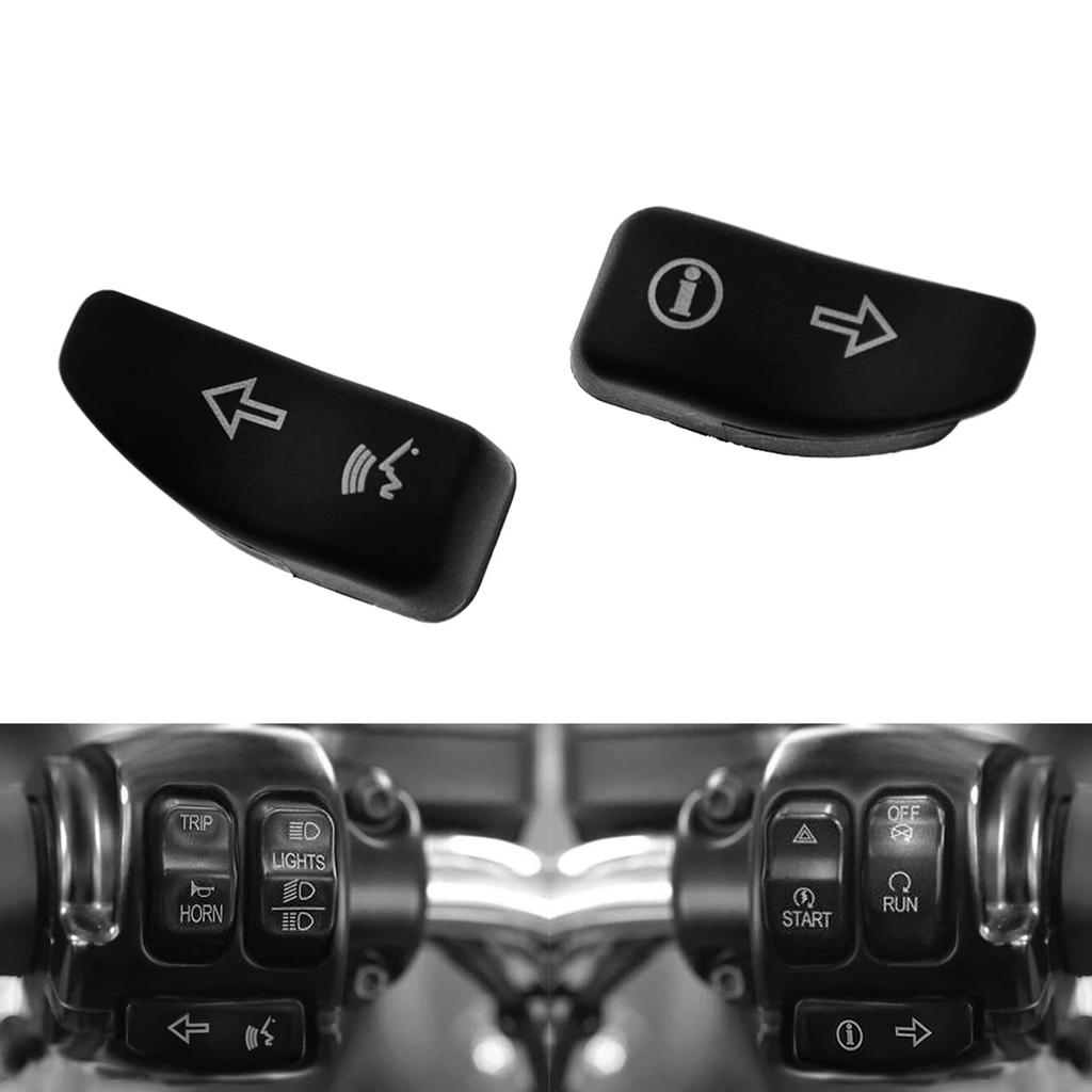 HCmotorku Motorcycle Turn Signal Switch for Harley Switch Cover Turn