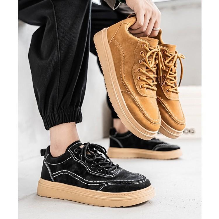 New Korean Version Trend Board Shoes Student Four Seasons Fashion Trendy Shoes Men's Shoes Niche Skateboard Shoes Casual Sports Shoes