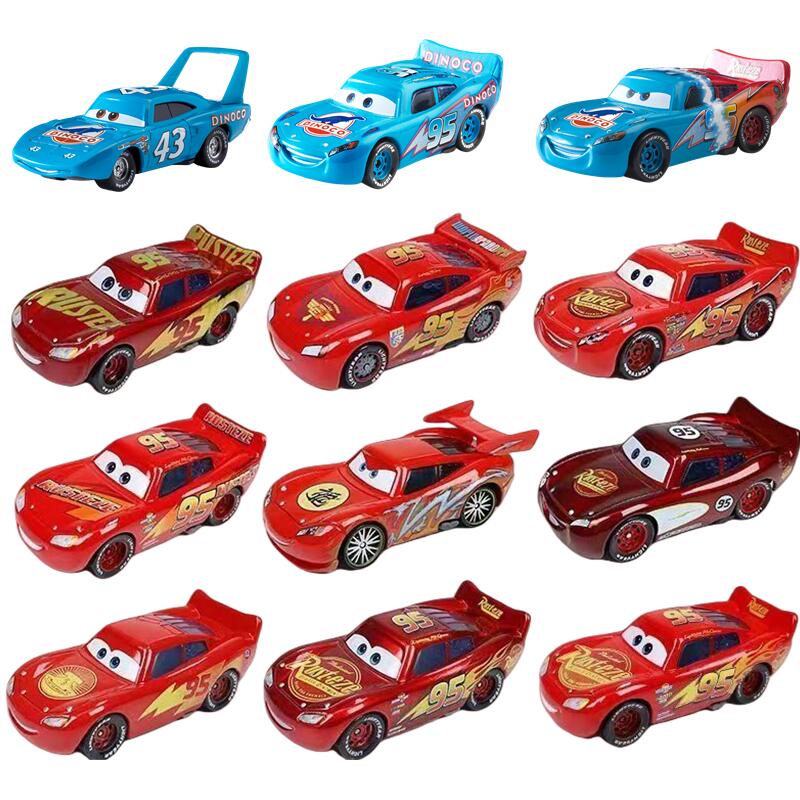 Cars Lightning McQueen Alloy Metal Mater Model Car 1:55 Diecast Jackson Storm Vehicle Collectible Ornament Model Toy Car Gift