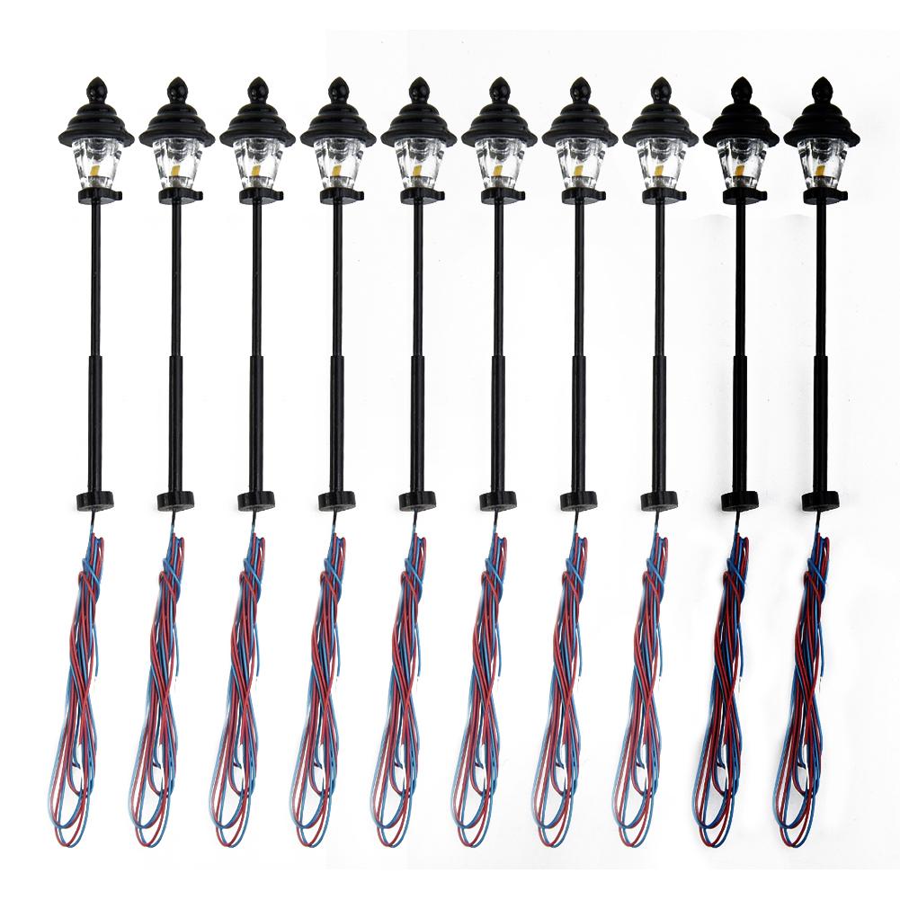 Lamps Lanterns Toys Hobbies Park Railroads 10Pcs 1: 160
