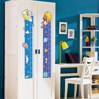 Baby Wachstumstabelle Wandsticker Abziehen Aufkleben Klebend Schlafzimmer Spielzimmer Kinderzimmer Cartoon Tier Kinder Größenmesslineal Aufkleber