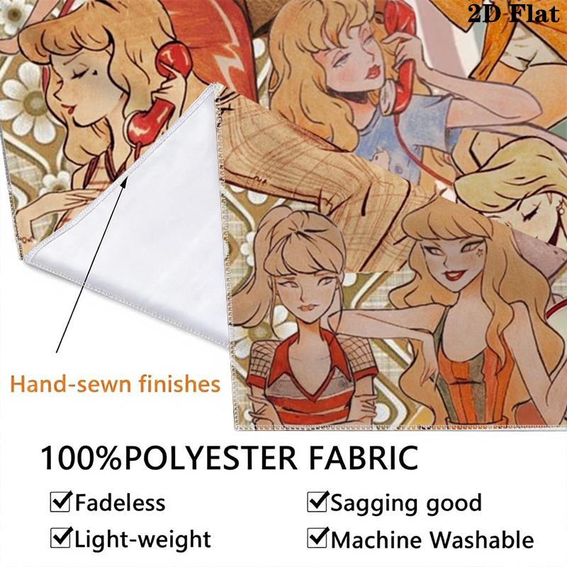 Manga Swift Pattern Home Decor Tapestry, Wall Hanging, Decorative RV Wall Cloth.SGT0917391