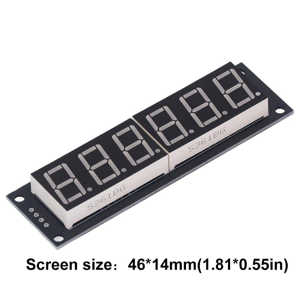 TM1637 Driver IC 6 Digit 7 Segment Display Module 2 Pin IO Digital Tube Module  Clock Module