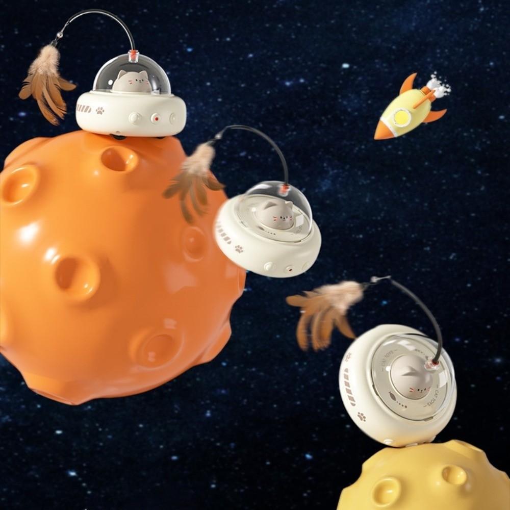 Smart Design Electric Cat Teasing Toy Feather Laser Interactive Cat Toy  Pet Entertainment