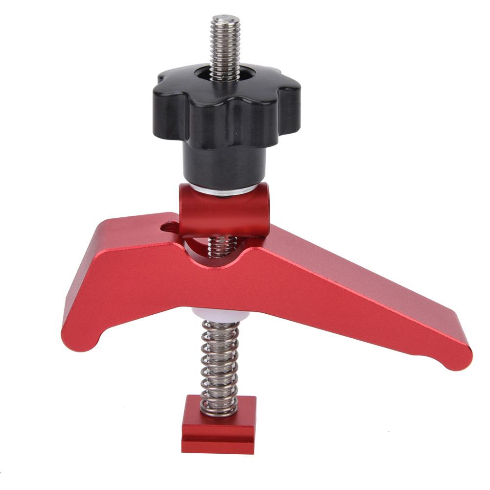 

Woodworking Table Slide Slot Track Stopper Aluminum Alloy Carpenter Clamping Tool