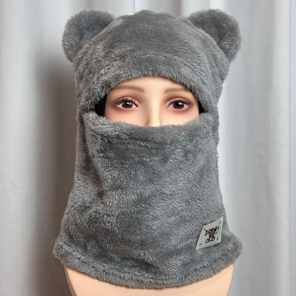 Keep Warm Beanies Cap Korean Style Ear Protection Hat Fashion Winter Pullover Cap  Cycling
