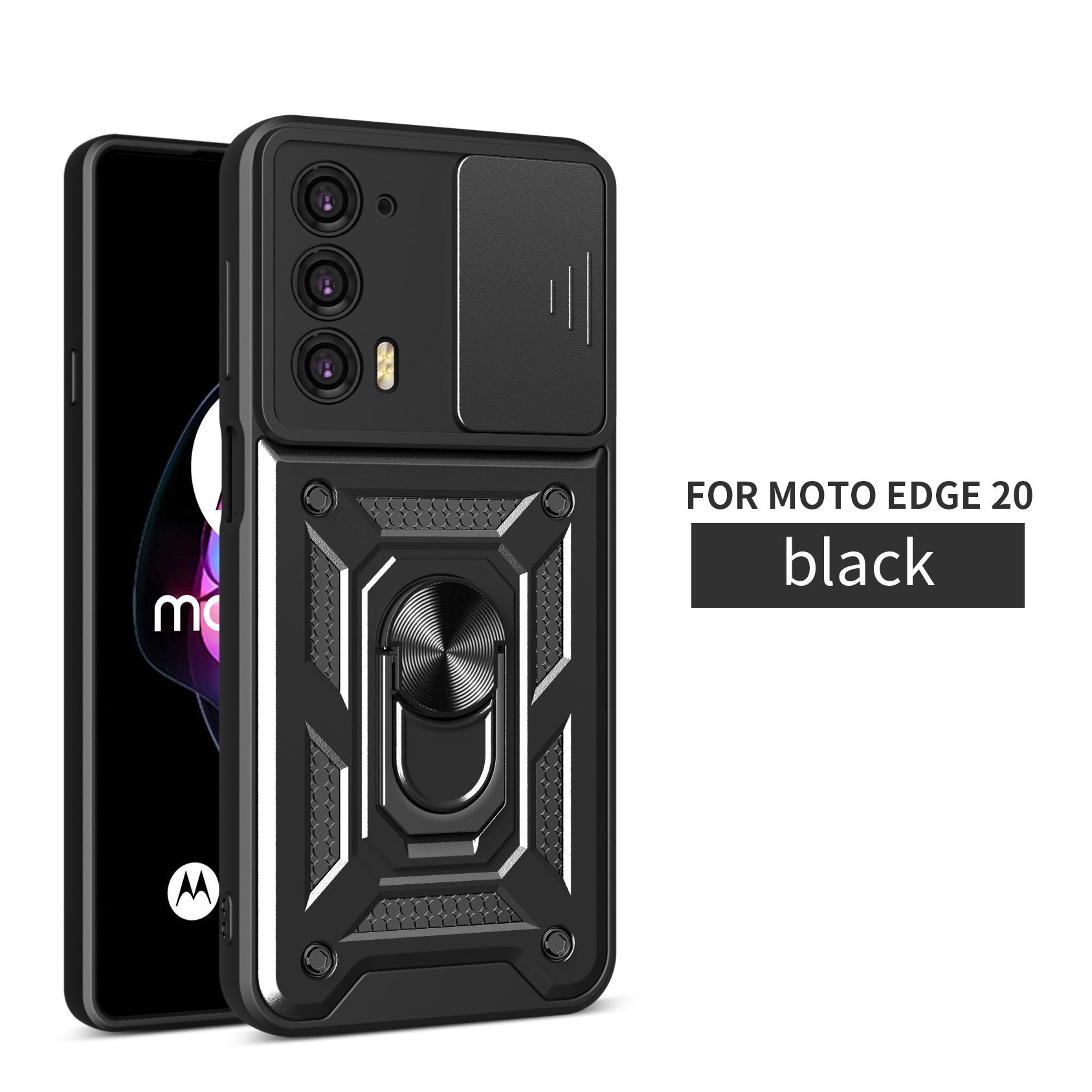 

For Motorola Edge 20 Case Moto edge 20 Cover Phone Case Magnetic Ring Holder Armor Phone Case Slide Camera Protect Back Cover Motorola Edge 20