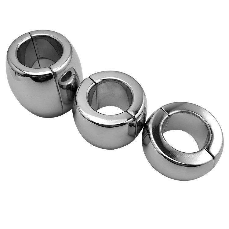 Metal Stainless Steel Scrotum Pendant Bondage Ring Penis Weight Bearing Ring Penis Delay Ring Adult Sex Product Toy
