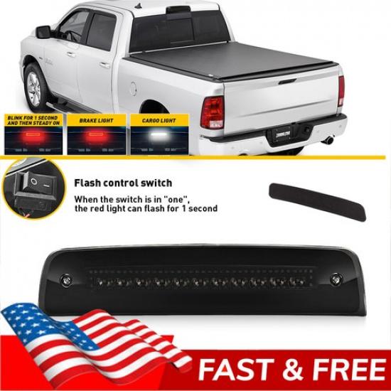 

Smoked For 2009-18 Dodge Ram 1500 2500 3500-5500 LED 3rd Tail Lights Brake Lamp