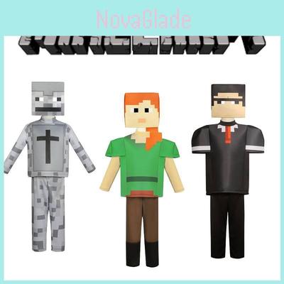 Minecraft Kids Trwały Poliester Strój Alex Cosplay Gra Ubrania Występowe Na Halloween Boże Narodzenie Rekwizyty