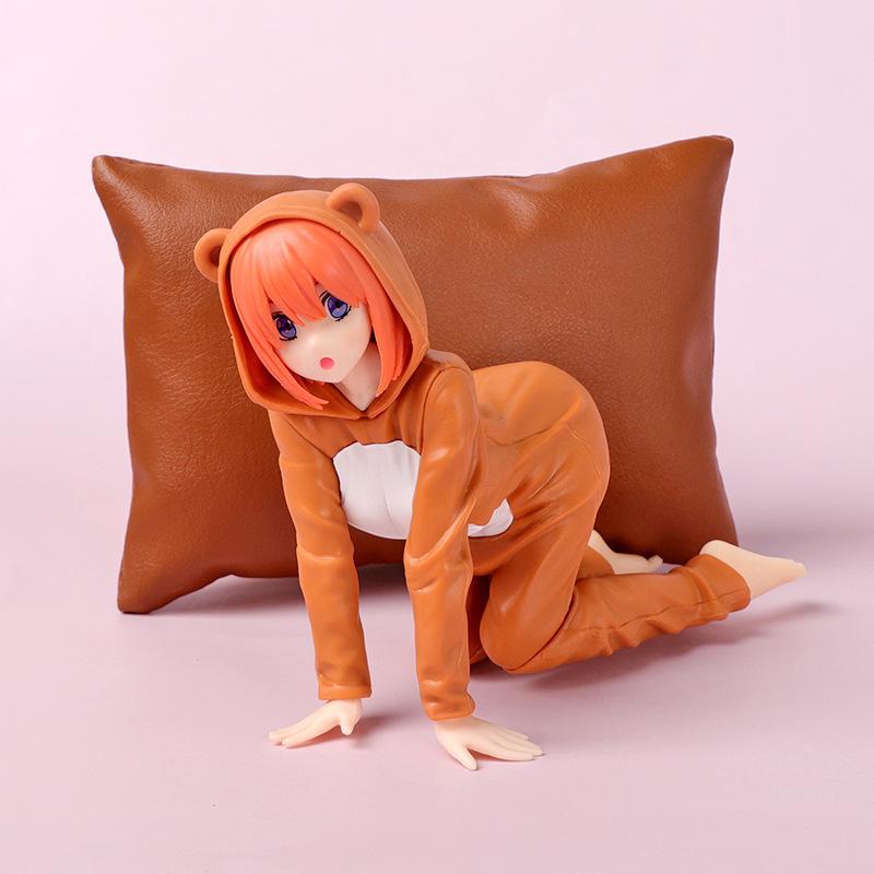 Anime Les Quintuplés Essentiels Nakano Ichika Nakano Miku Figurine Pyjama Déguisement Itsuki Modèle Nino Jouets Yotsuba Action