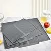 Silicone Draining Pad Diversion Opening Slope Dish Cup Storage Pad Bathroom Water Filter Pad Non-Slip Mat Kitchen Unit Heat