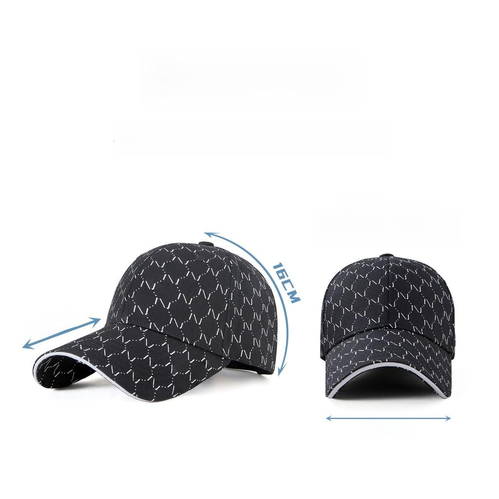 Berretto da Baseball in Cotone da Donna con Design a Lettera Ricamata Protezione Solare Estiva