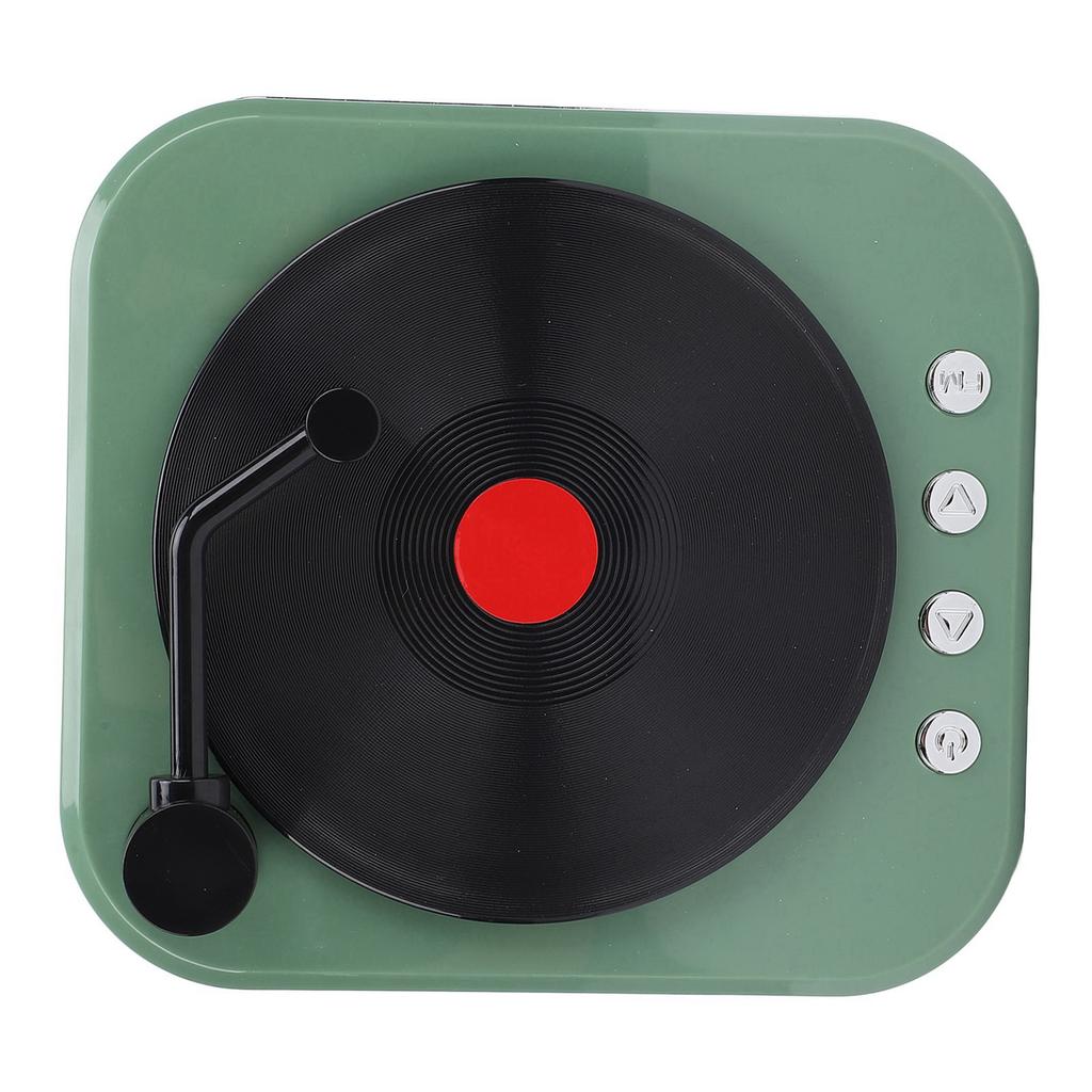 Record Player Style Bluetooth Speaker Old Fashioned Cute Look Immersive Sound Wireless Speaker Support Up To 32GB