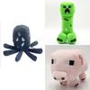 Soft And Cute Plush Minecraft Characters Enderman Creeper Zombie Parrot Dolphin Axolotl And More!
