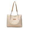 Spring and Summer New Printed Retro Casual Large-capacity Tote Bag Daily Shoulder Bag Underarm Bag Women's Bag
