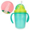 Baby Cup Bottle Straw Water Feeding Portable Handle Training Drinker Accessories (Pink)