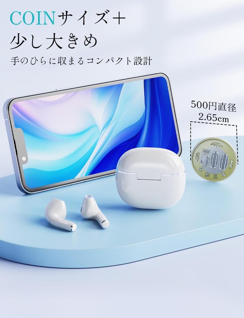 Bluetooth Wireless New Bluetooth Fast Up to 40 Hours of ENC Noise Automatic Touch Lightweight and Compatible with iPhone and Web and Gift Earbuds,