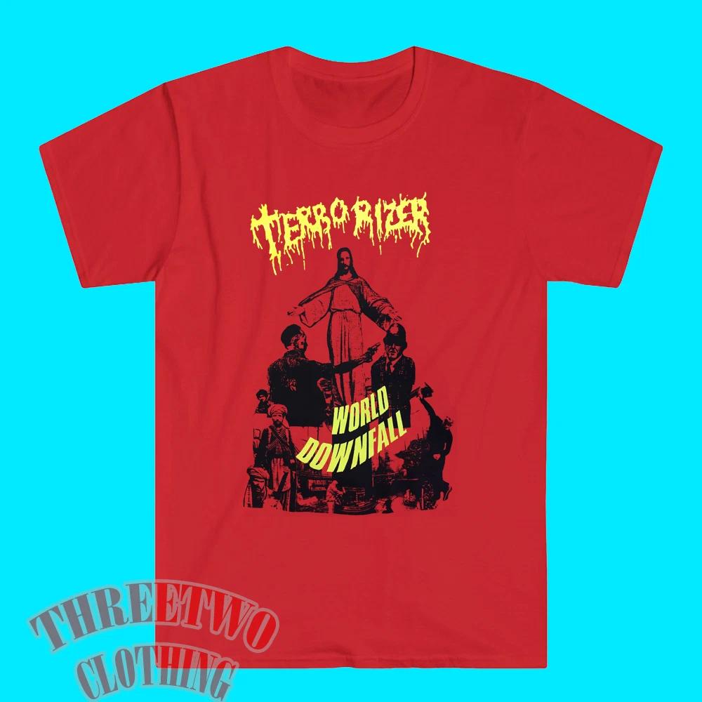Men s and Women s T-shirts Terrorizer World Downfall XXXXL