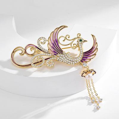 Senior Brooches Flower Leaf Brooch Pins for Women Suit Pendant  Fashion Brooches Jewelry